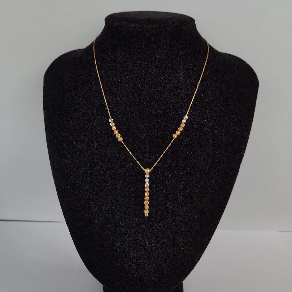 GARGANTILLA ORO COMBINADO 14 K 4,70 GRMS (SEMINUEVO)