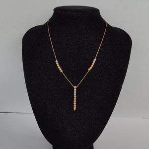 GARGANTILLA ORO COMBINADO 14 K 4,70 GRMS (SEMINUEVO)