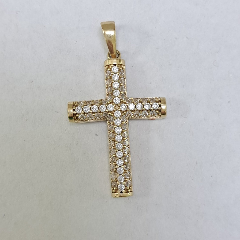 CRUZ, DIJE ORO 14 K 3.6 GRMS (SEMINUEVO)