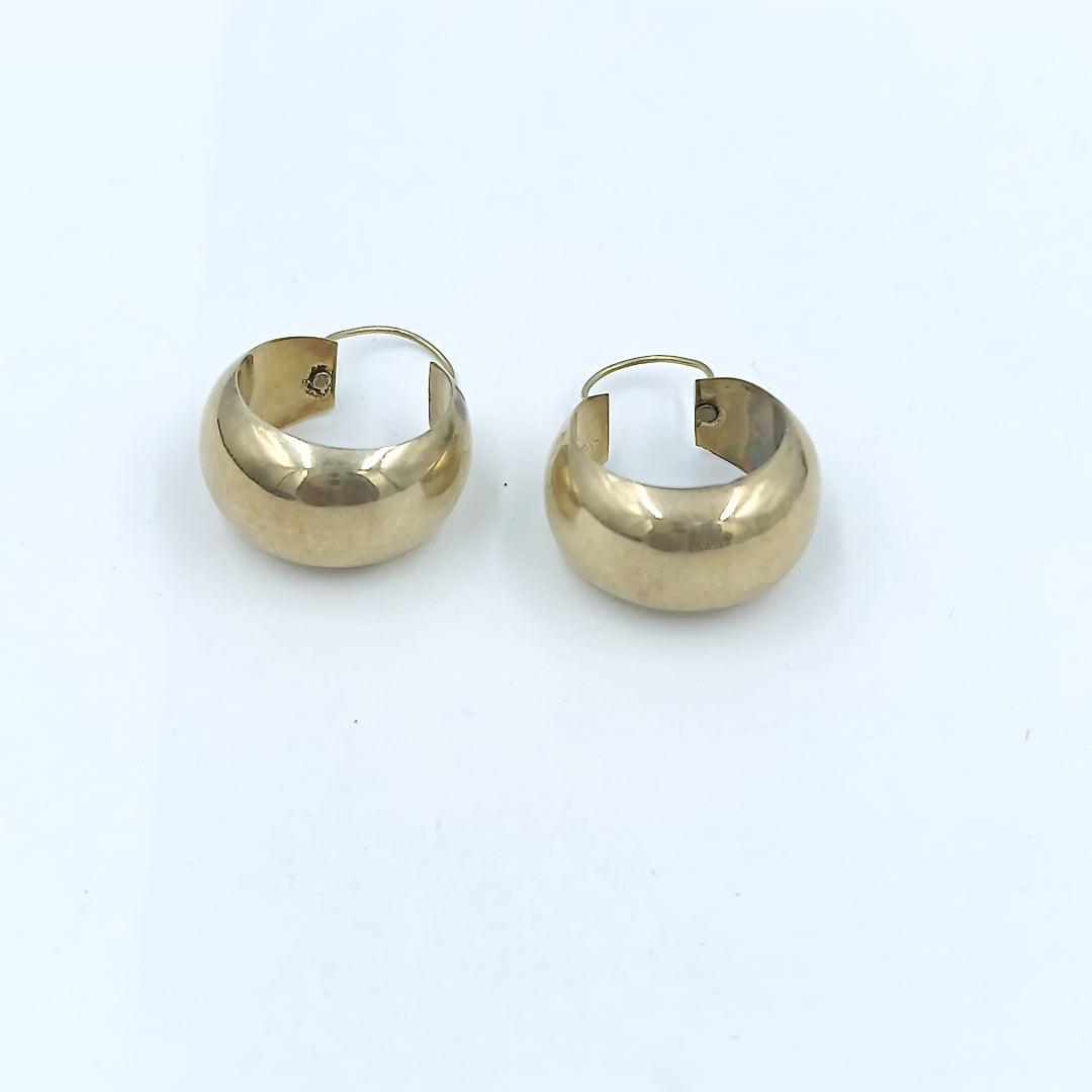ARRACADAS PAR ORO 14 K 2.8 GRMS (SEMINUEVO)