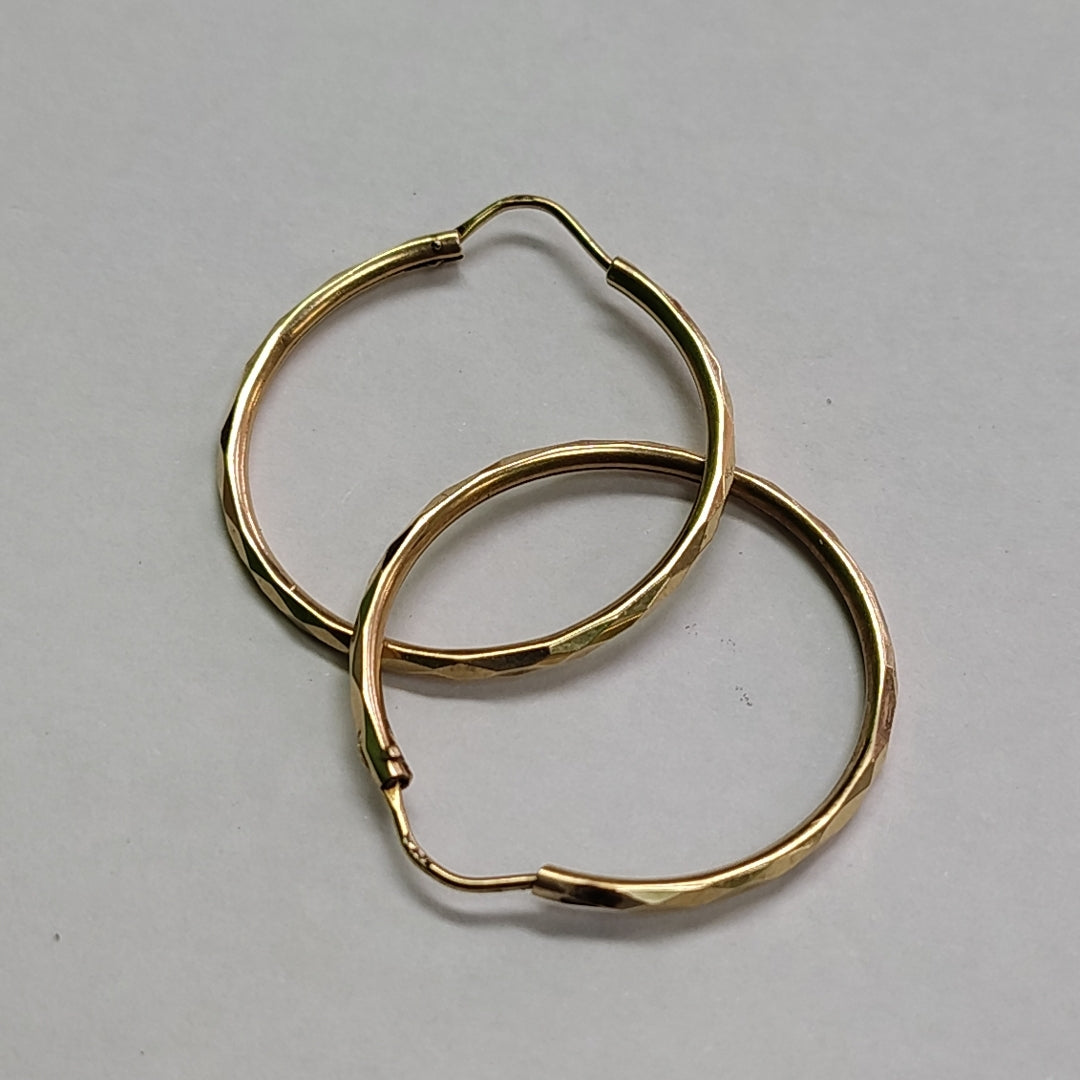 ARRACADAS PAR ORO 14 K 1.6 GRMS (SEMINUEVO)