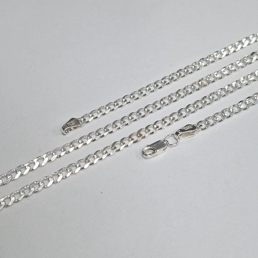 CADENA TEJIDO BARBADO PLATA .925 60 CM 12.7 GR (NUEVO)