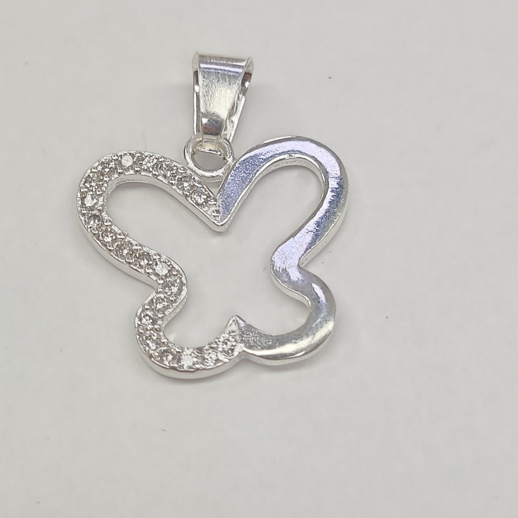DIJE MARIPOSA C/CIRCONIAS PLATA .925 2.4 GR (NUEVO)