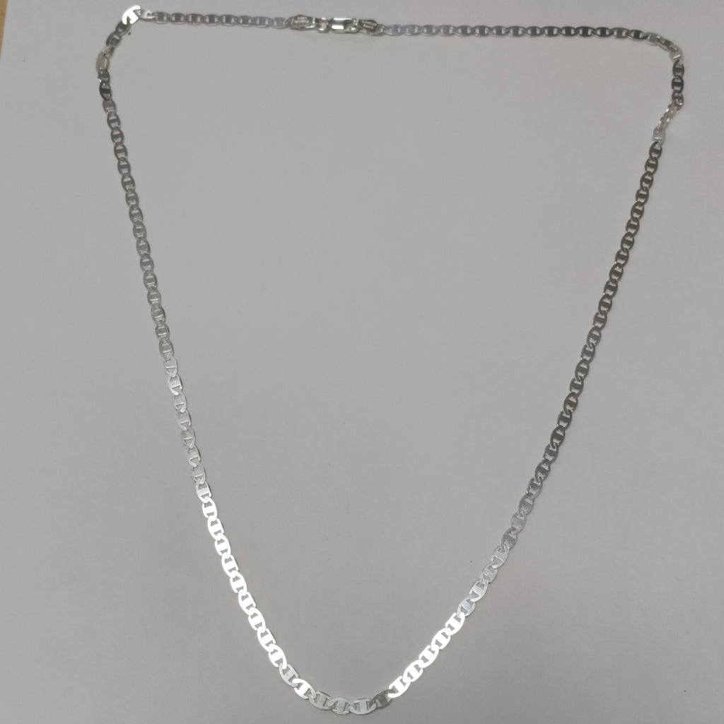 CADENA TEJIDO GUCHI PLATA .925 60 CM 8.9 GR (NUEVO)