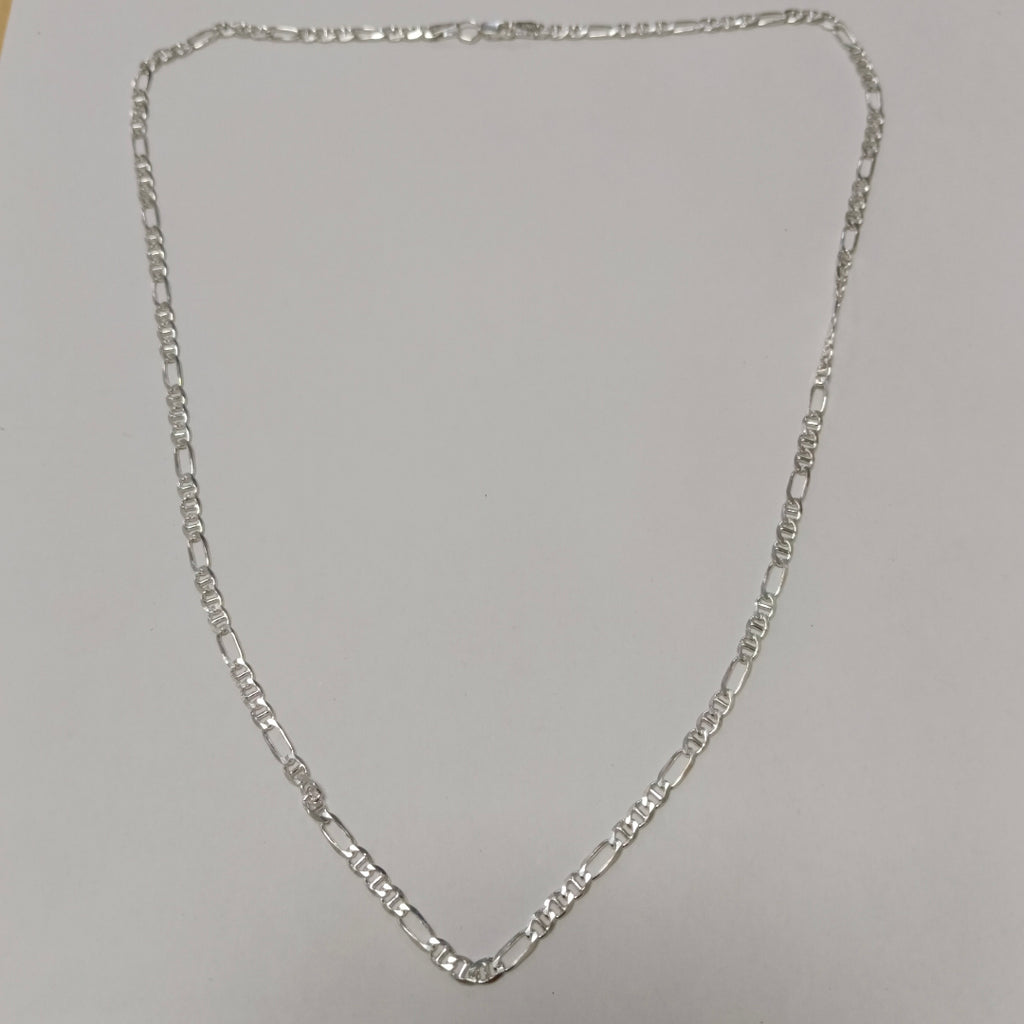 CADENA TEJIDO MARINERO PLATA .925 55 CM 7.8 GR (NUEVO)