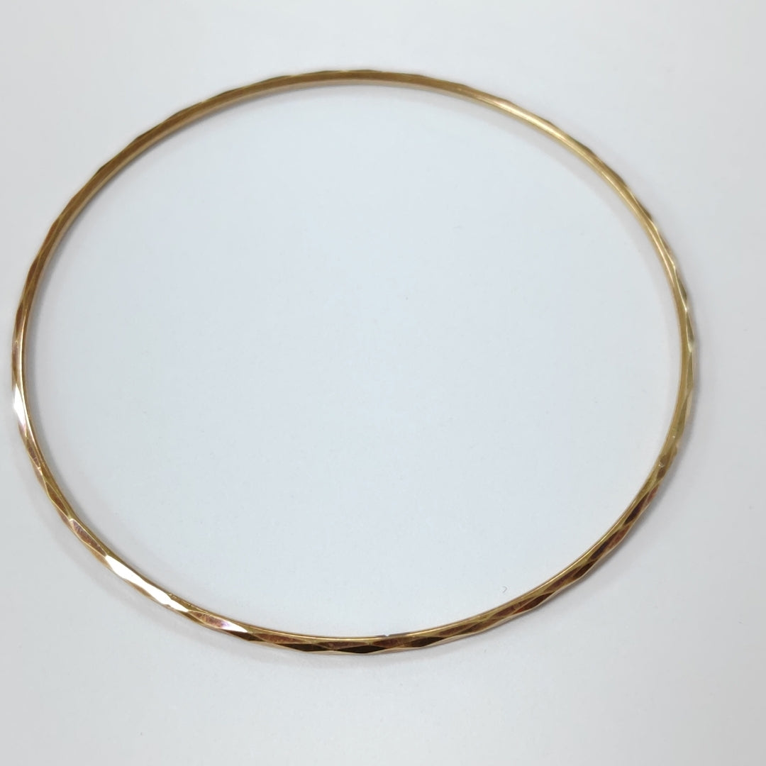 PULSERA RIGIDA ORO 14 K 3,30 GRMS (SEMINUEVO)