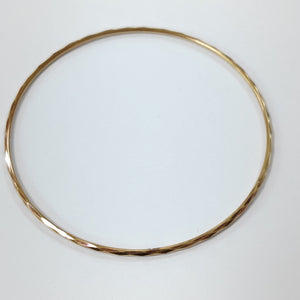 PULSERA RIGIDA ORO 14 K 3,30 GRMS (SEMINUEVO)