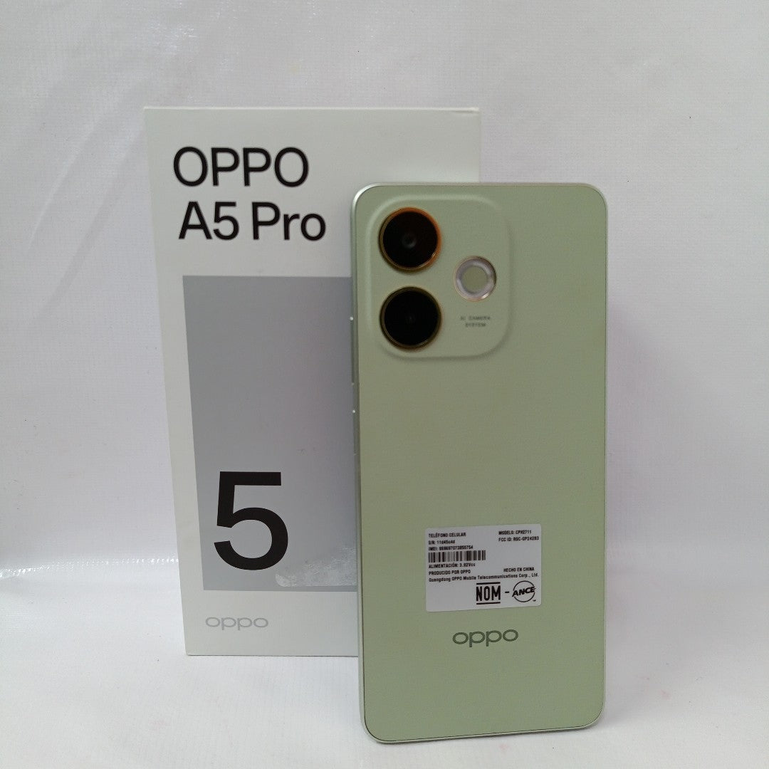 CELULAR OPPO  A5 PRO CPH2711 (2025) 256 GB 8 GB RAM (SEMINUEVO)