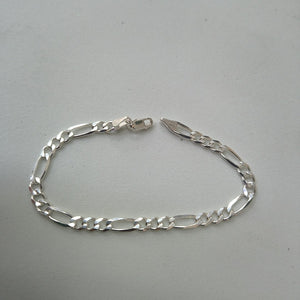 PULSERA TEJIDO 3X1 PLATA .925 18 CM 6 GR (NUEVO)