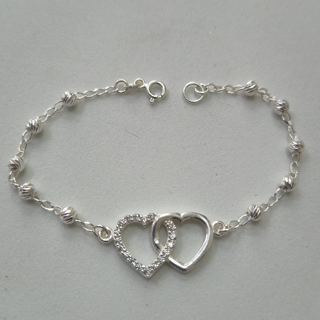 PULSERA TEJIDO TEJIDO ESPECIAL PLATA .925 18 CM 4 GR (NUEVO)