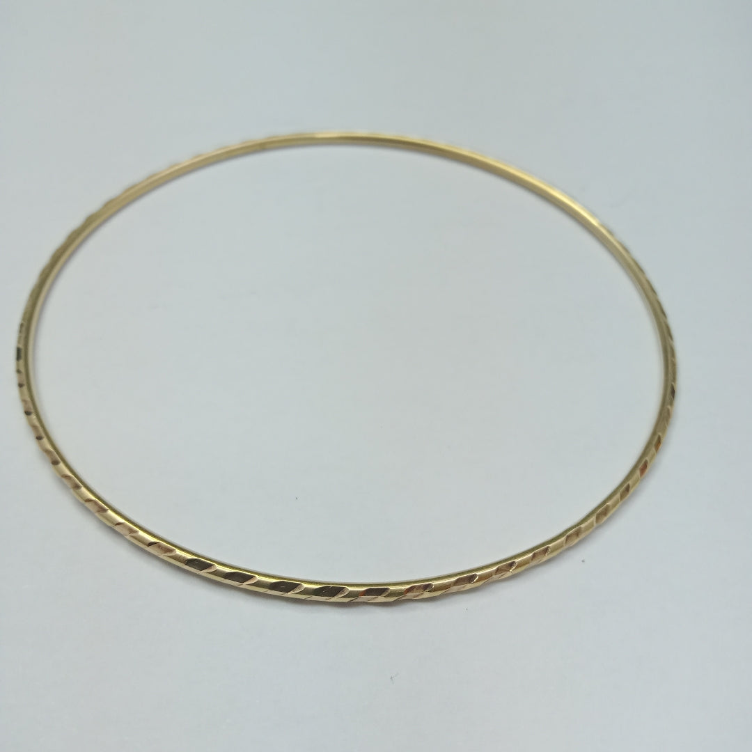 PULSERA RIGIDA ORO 14 K 3.1 GRMS (SEMINUEVO)