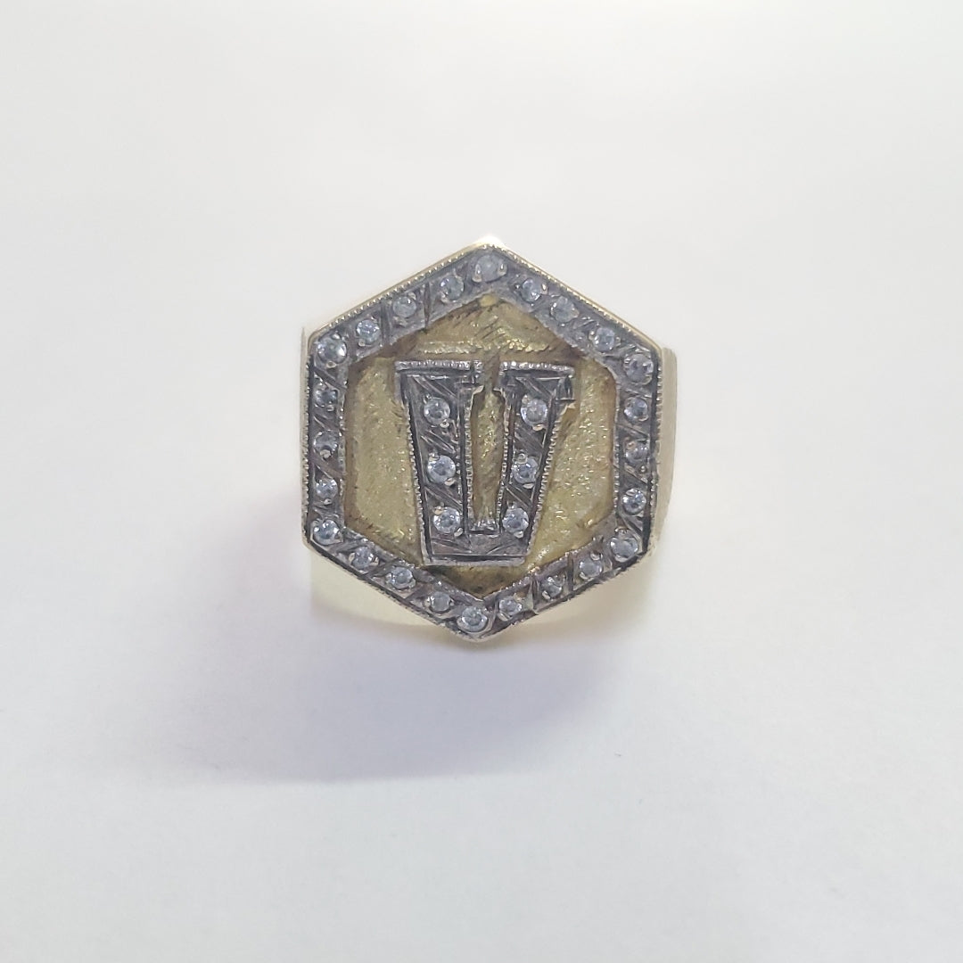 ANILLO ORO 10 K 18.8 GRMS (SEMINUEVO)