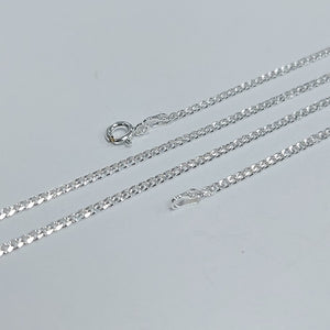 CADENA TEJIDO BARBADO PLATA .925 55 CM 5.2 GR (NUEVO)