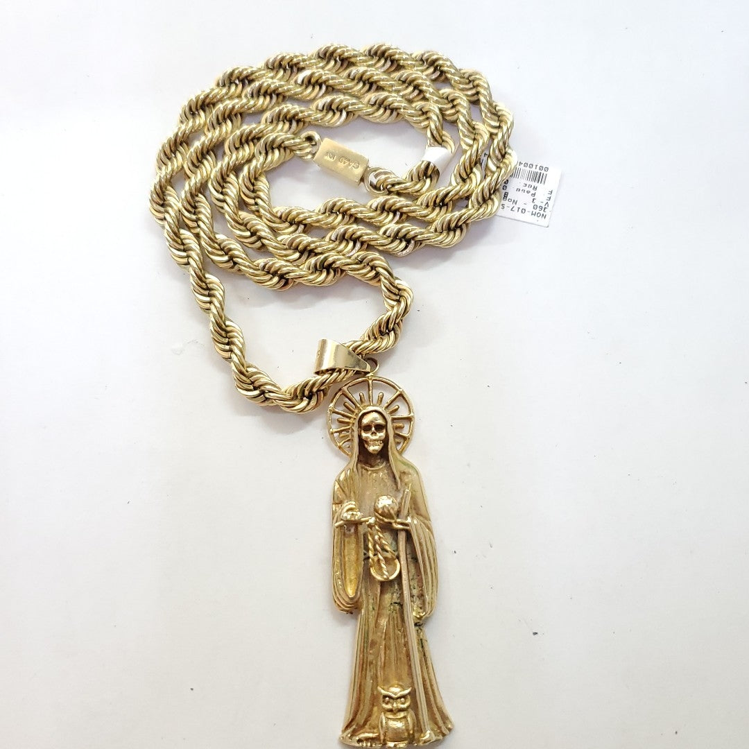 CADENA, DIJE ORO 10 K 133.7 GRMS (SEMINUEVO)