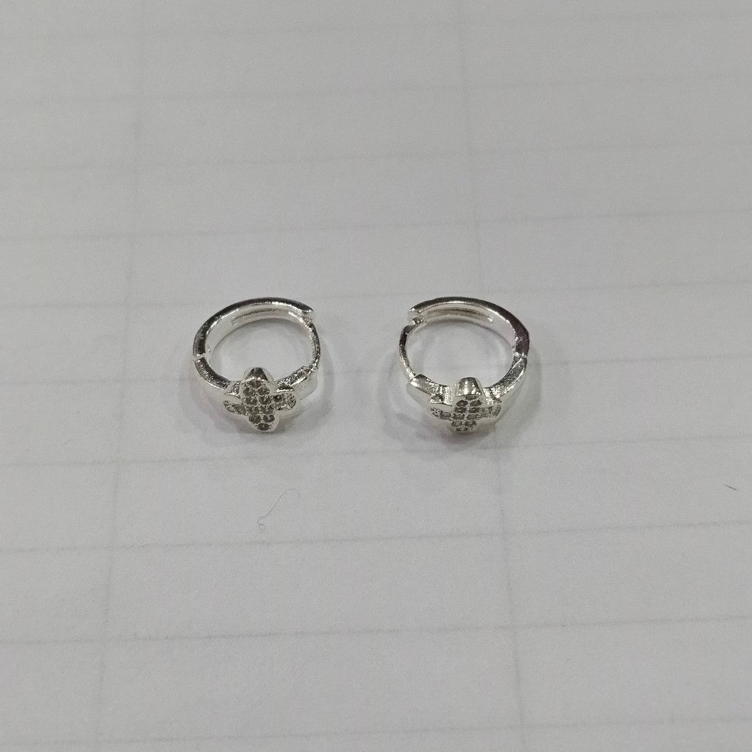 ARRACADAS C/CIRCONIAS PLATA .925 1.9 GR (NUEVO)