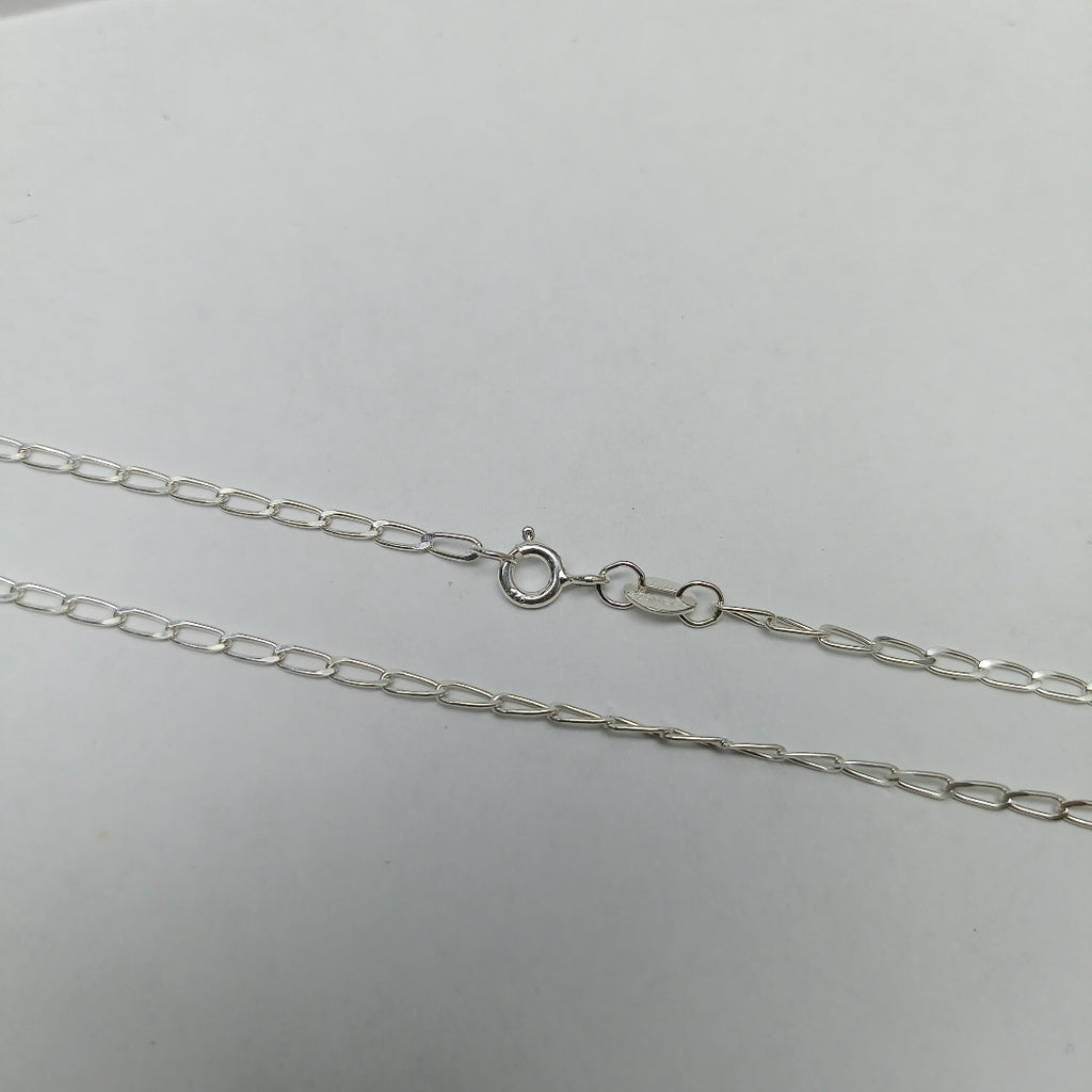CADENA TEJIDO ESLABONES PLATA .925 55 CM 2.9 GR (NUEVO)