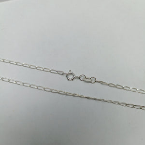 CADENA TEJIDO ESLABONES PLATA .925 55 CM 2.9 GR (NUEVO)