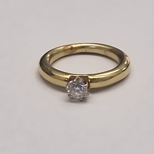 SOLITARIO ORO 14 K 4.3 GRMS (SEMINUEVO)