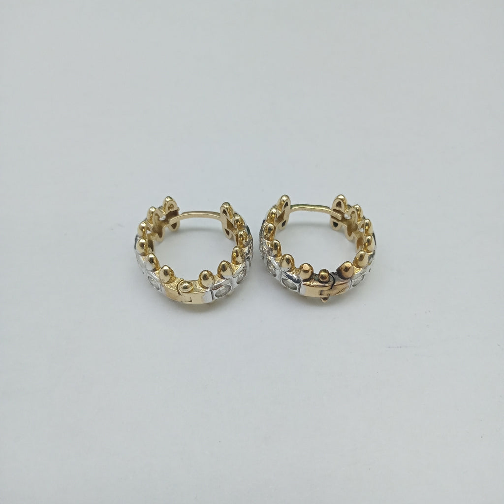 ARRACADAS PAR ORO 14 K 5.9 GRMS (SEMINUEVO)
