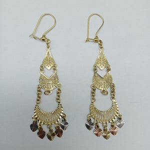 ARETES PAR ORO 14 K 4,60 GRMS (SEMINUEVO)