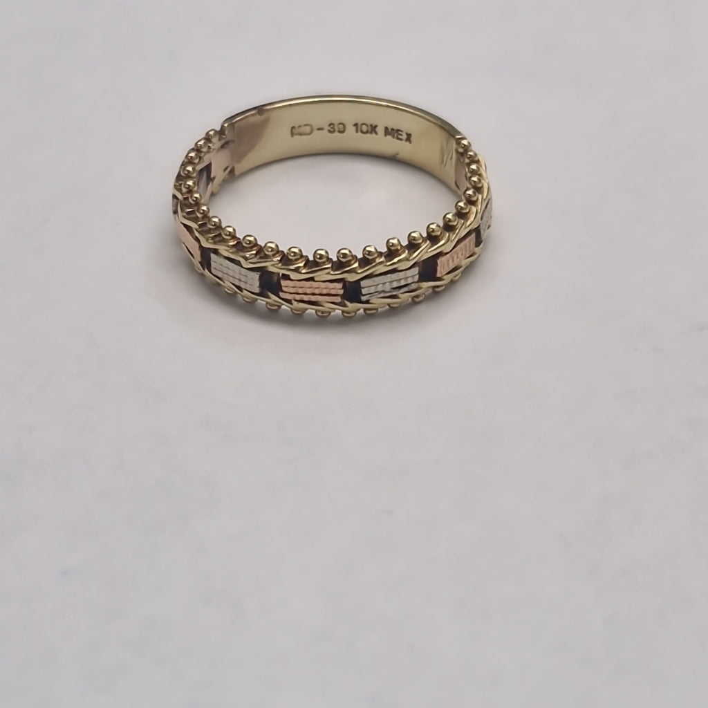 ANILLITO ORO, ORO COMBINADO 10 K 3.1 GRMS (SEMINUEVO)