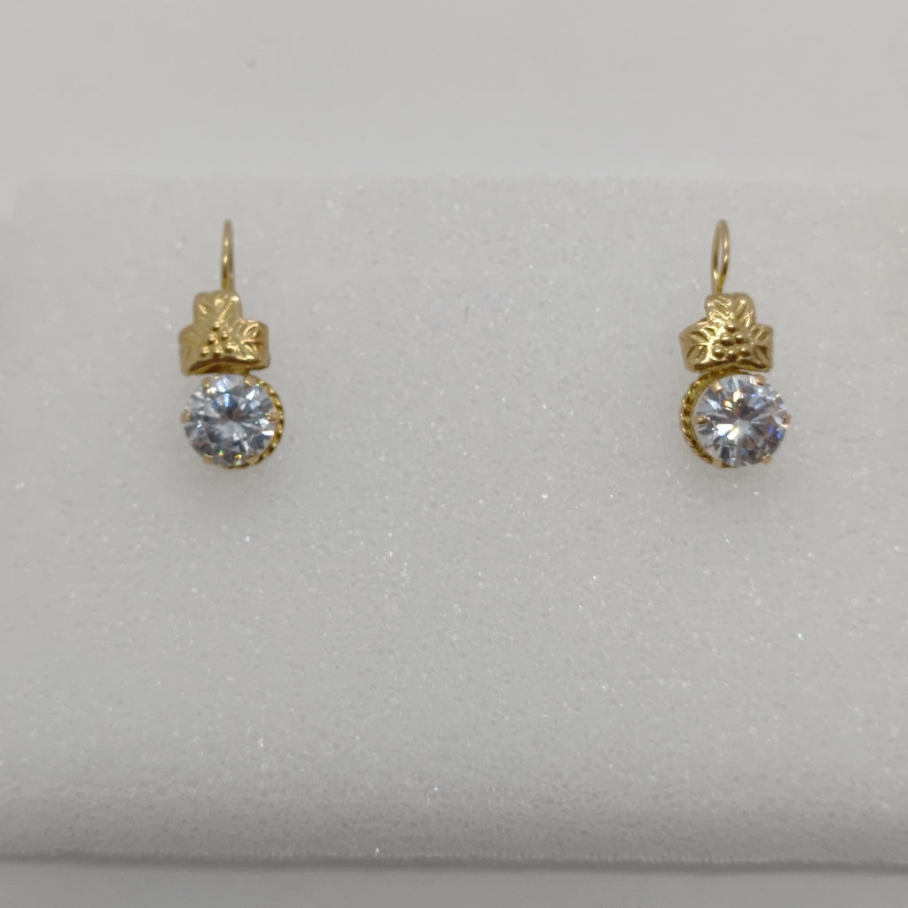 ARETES PAR ORO 8 K 2.1 GRMS (SEMINUEVO)