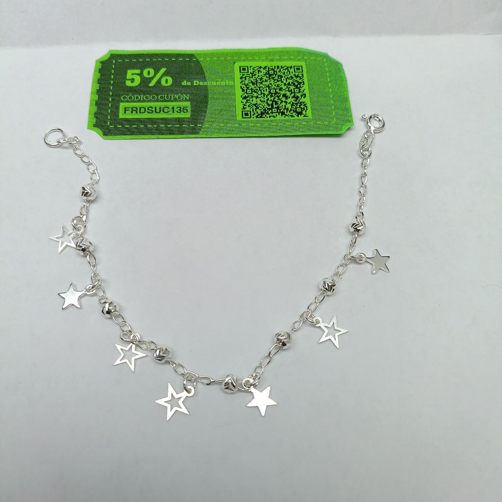 PULSERA TEJIDO ESPECIAL PLATA .925 18 CM 3.1 GR (NUEVO)