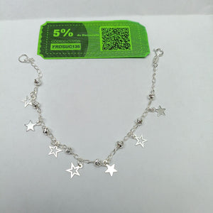 PULSERA TEJIDO ESPECIAL PLATA .925 18 CM 3.1 GR (NUEVO)