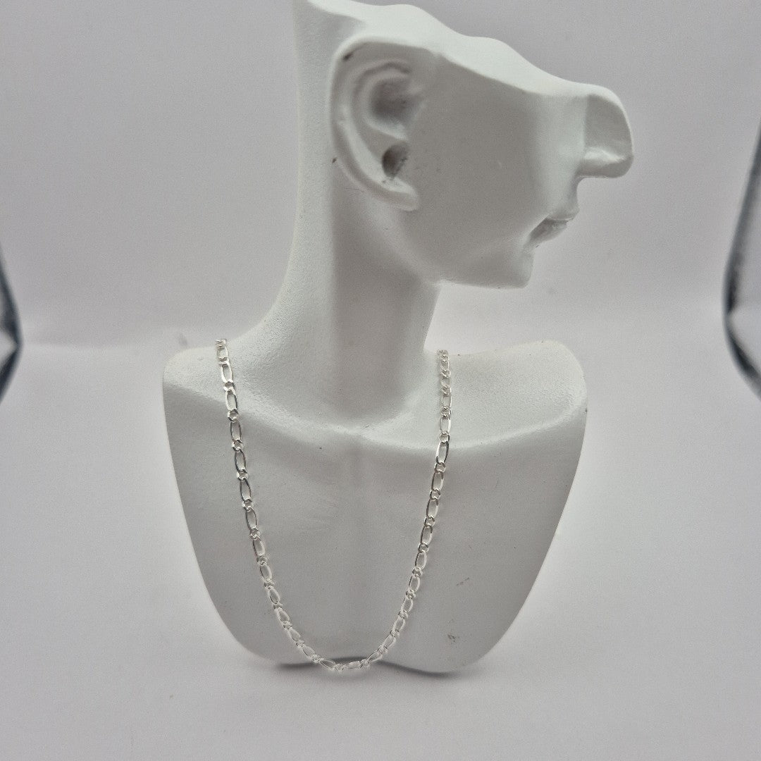 CADENA TEJIDO 1X1 PLATA .925 55 CM 3.3 GR (NUEVO)