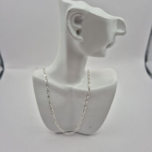 CADENA TEJIDO 1X1 PLATA .925 55 CM 3.3 GR (NUEVO)
