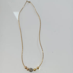 GARGANTILLA ORO COMBINADO 10 K 5.6 GRMS (SEMINUEVO)