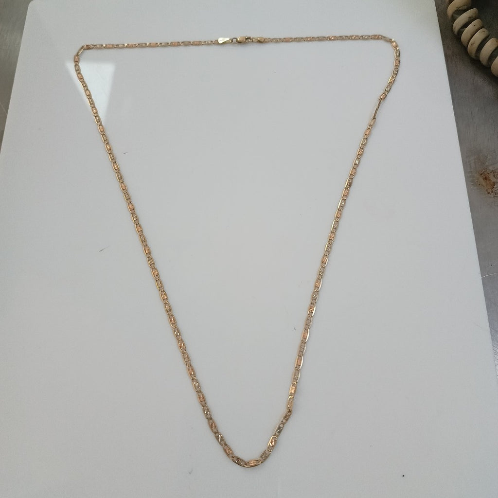 CADENA ORO COMBINADO 10 K 6.3 GRMS (SEMINUEVO)