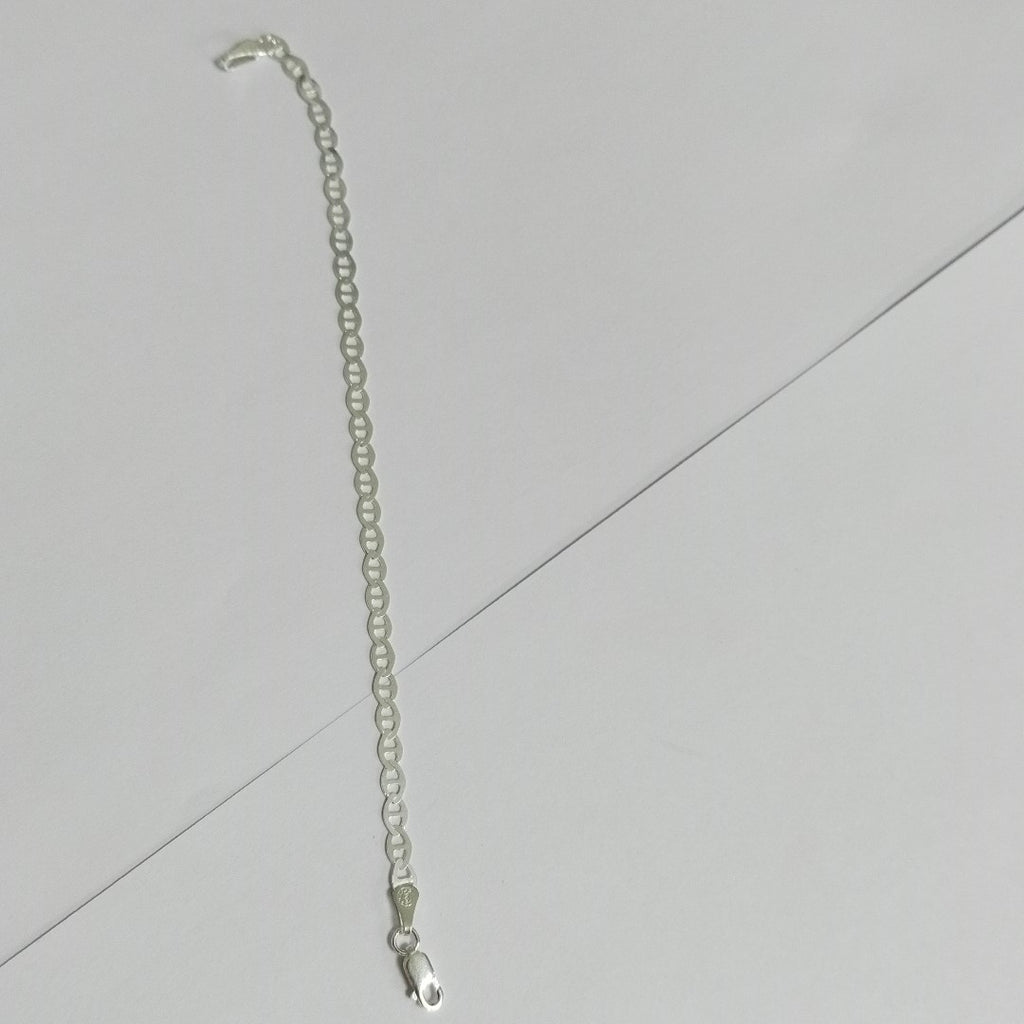 PULSERA TEJIDO GUCHI PLATA .925 18 CM 2.7 GR (NUEVO)
