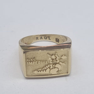 ANILLO ORO 14 K 6 GRMS (SEMINUEVO)