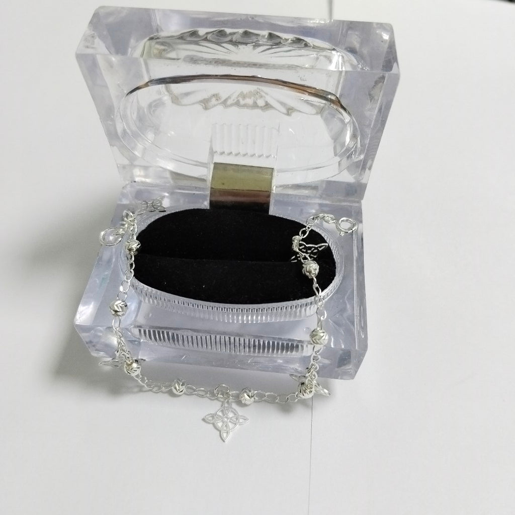 PULSERA TEJIDO ESPECIAL PLATA .925 18 CM 3.2 GR (NUEVO)