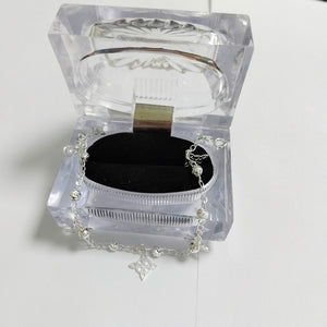 PULSERA TEJIDO ESPECIAL PLATA .925 18 CM 3.2 GR (NUEVO)