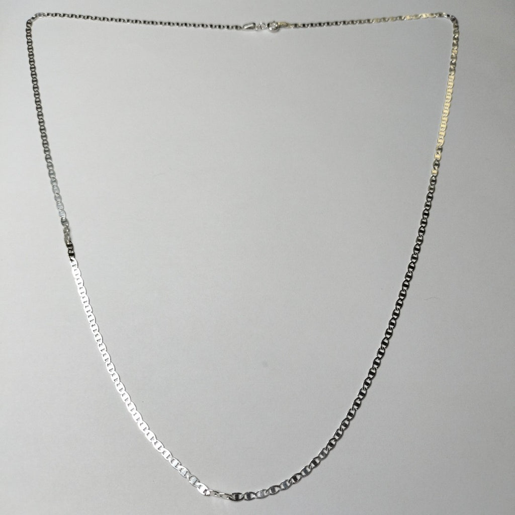 CADENA TEJIDO ESPEJO PLATA .925 60 CM 4.3 GR (NUEVO)