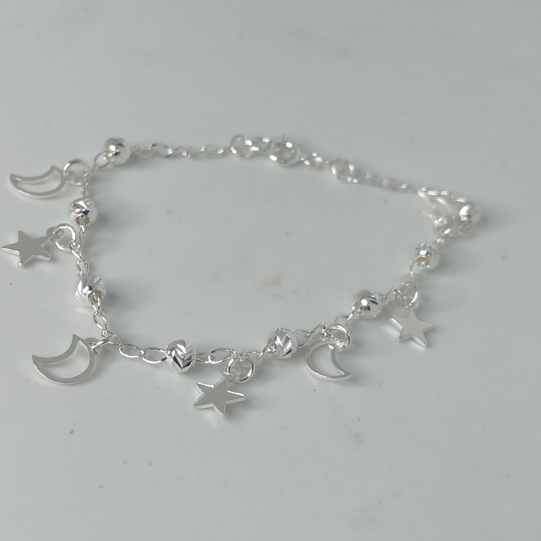 PULSERA TEJIDO TEJIDO ESPECIAL PLATA .925 18 CM 3.1 GR (NUEVO)