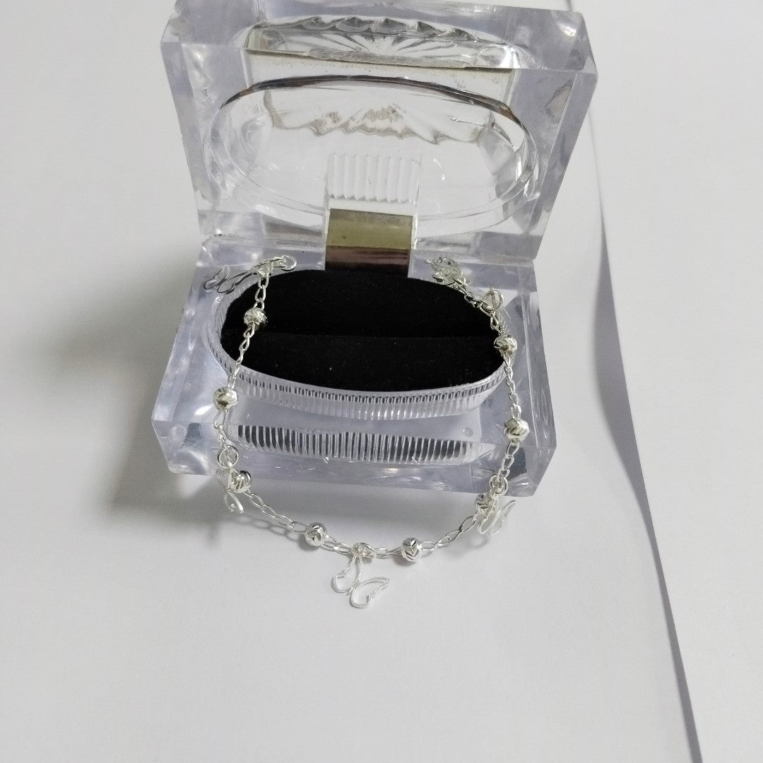 PULSERA TEJIDO ESPECIAL PLATA .925 18 CM 2.8 GR (NUEVO)