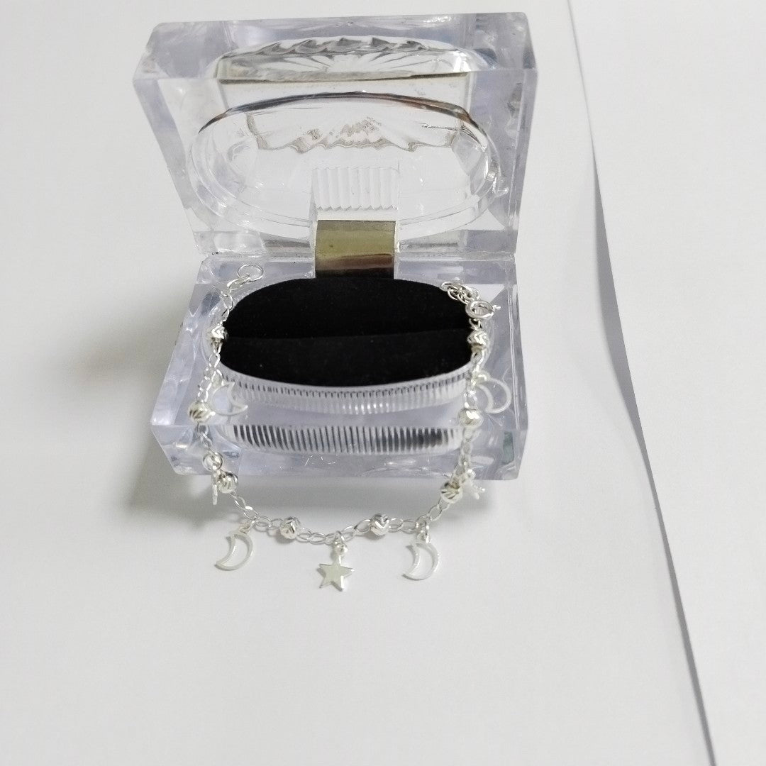 PULSERA TEJIDO TEJIDO ESPECIAL PLATA .925 18 CM 3.1 GR (NUEVO)