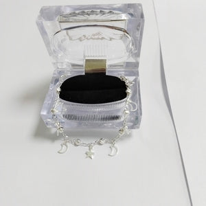 PULSERA TEJIDO TEJIDO ESPECIAL PLATA .925 18 CM 3.1 GR (NUEVO)