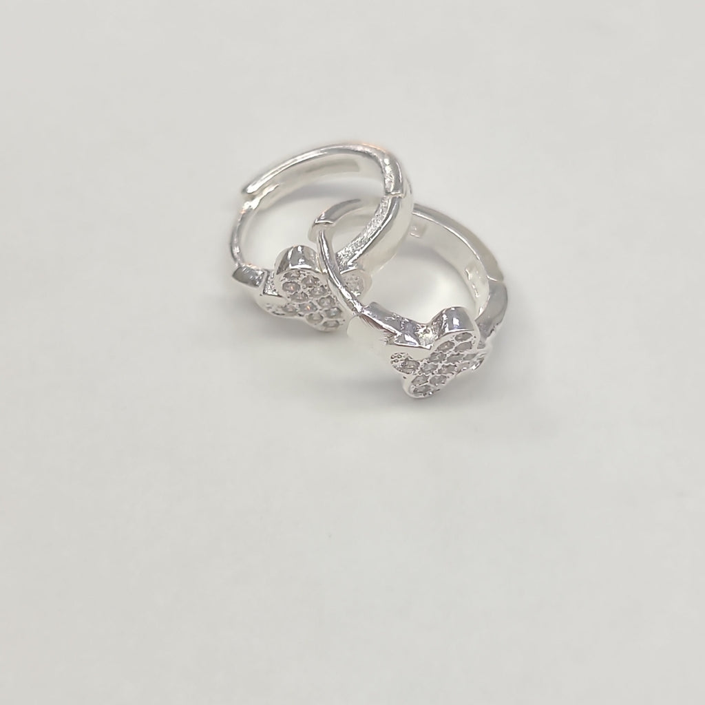 ARRACADAS C/CIRCONIAS PLATA .925 1.9 GR (NUEVO)