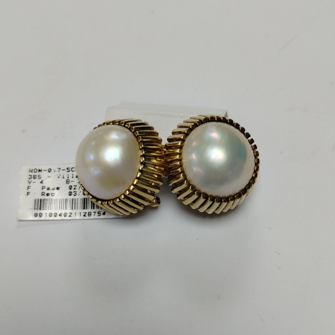 ARETES PAR ORO 14 K 24,90 GRMS (SEMINUEVO)