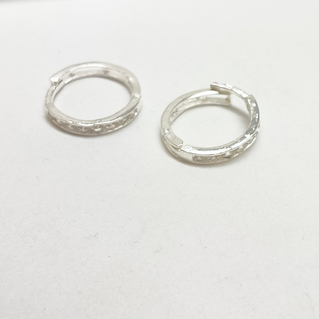 ARRACADAS C/CIRCONIAS PLATA .925 2.1 GR (NUEVO)