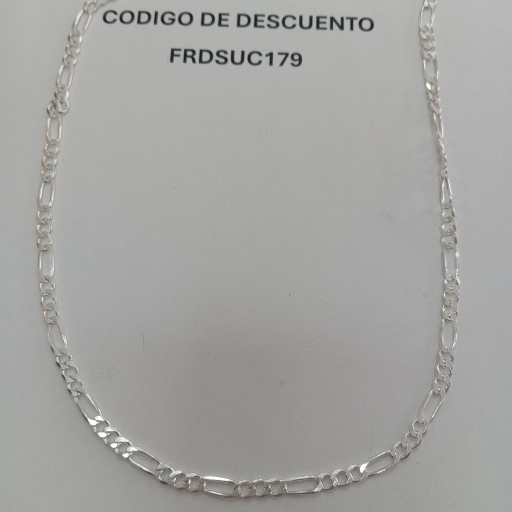 CADENA TEJIDO 3X1 PLATA .925 55 CM 16.1 GR (NUEVO)