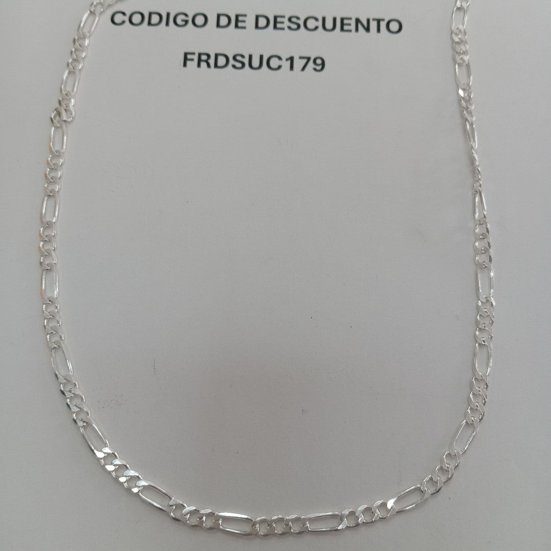 CADENA TEJIDO 3X1 PLATA .925 55 CM 16.1 GR (NUEVO)