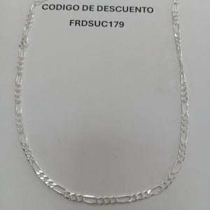 CADENA TEJIDO 3X1 PLATA .925 55 CM 16.1 GR (NUEVO)
