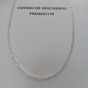 CADENA TEJIDO MARINERO PLATA .925 55 CM 8 GR (NUEVO)