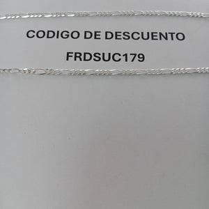 CADENA TEJIDO 3X1 PLATA .925 50 CM 7 GR (NUEVO)
