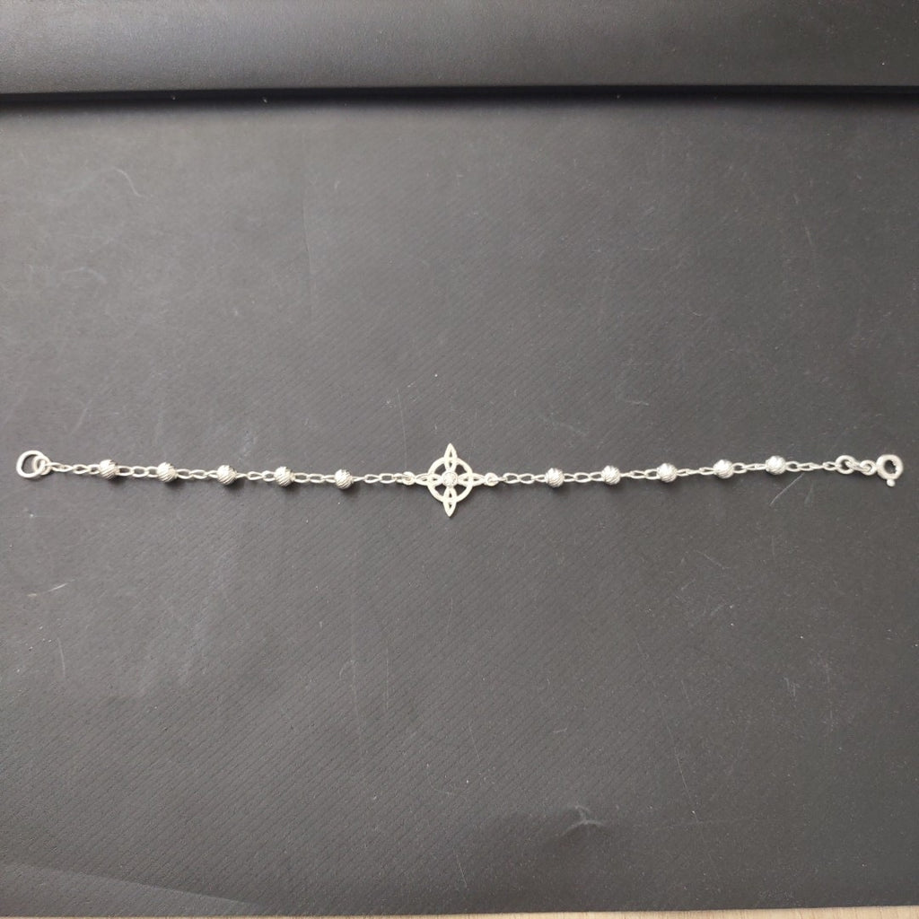 PULSERA TEJIDO ESPECIAL PLATA .925 18 CM 2.9 GR (NUEVO)